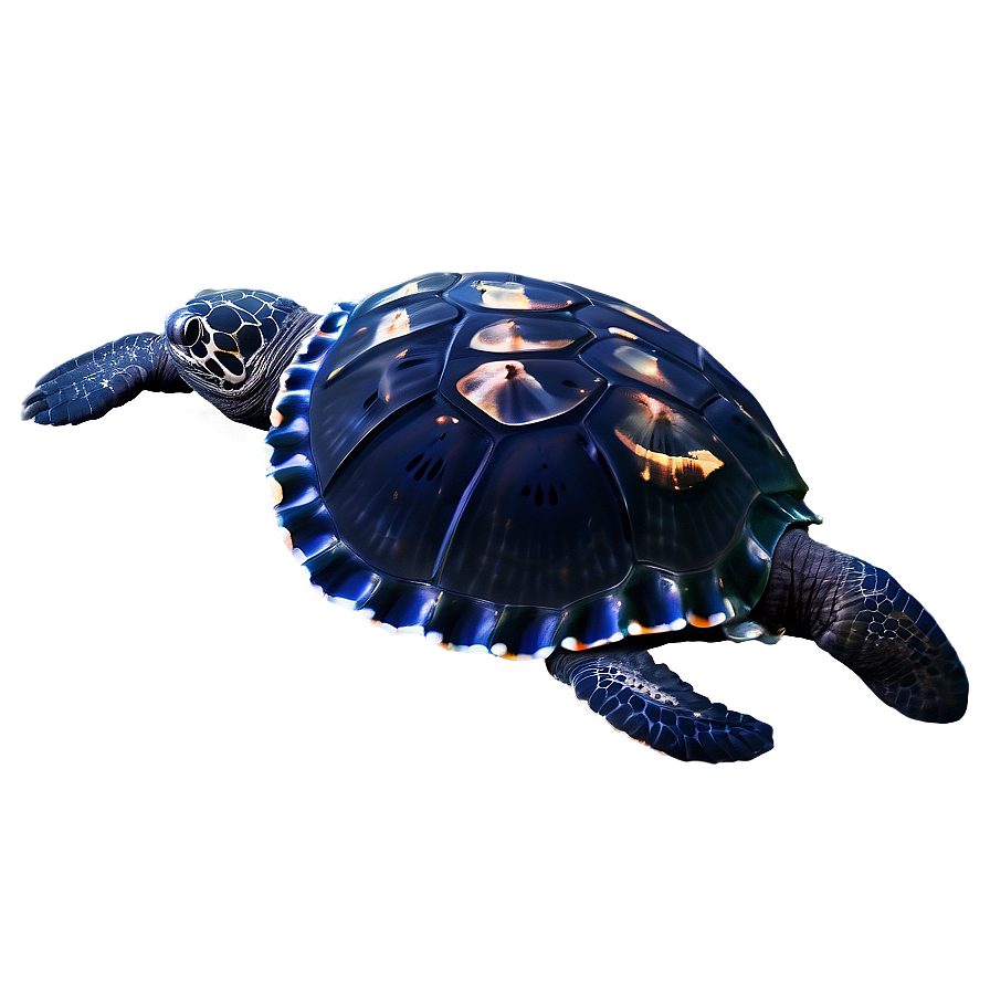 Leatherback Turtle With Jellyfish Png Irl95 PNG Image