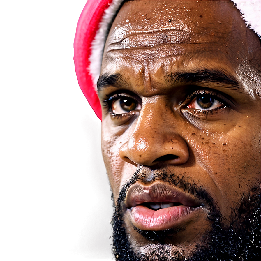 Lebron James Face Close-up Png Ubo PNG Image