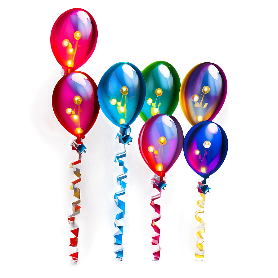 Led Balloons Png 05042024 PNG Image