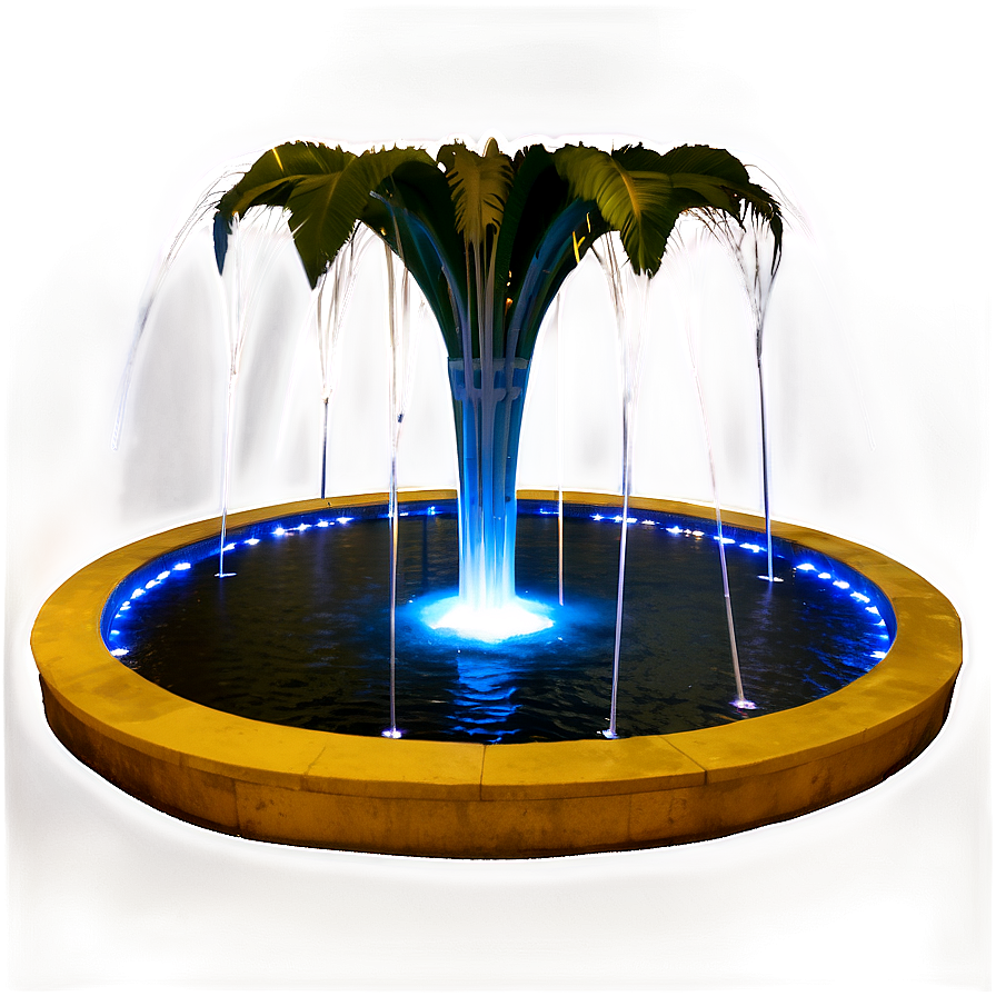 Led Lighted Fountain Png Ipf9 PNG Image