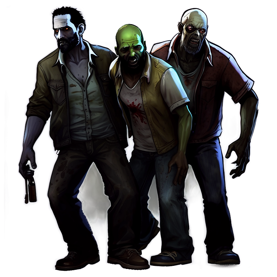 Left 4 Dead 2 Infected Crowds Png Kfw PNG Image