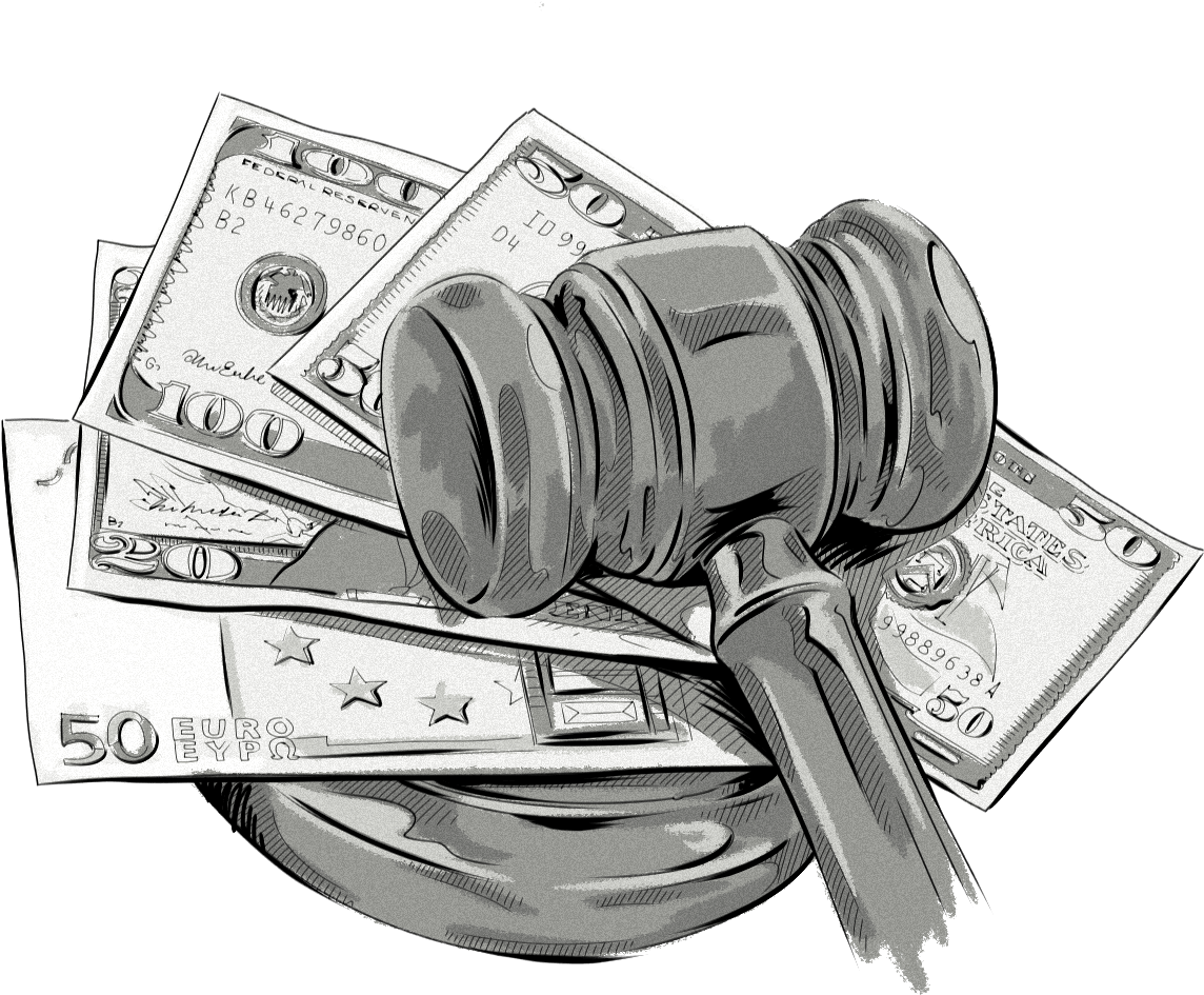 Legal Financial Concept Illustration PNG Image