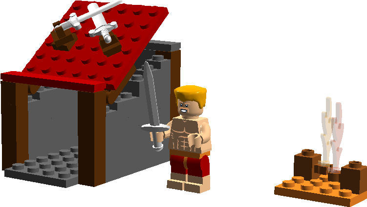 Lego Barbarian Clashof Clans PNG Image