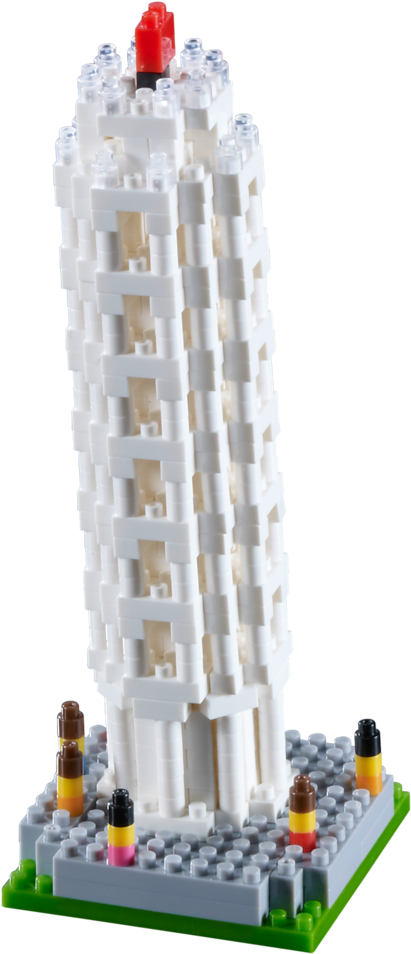 Lego Brick Skyscraper Model PNG Image