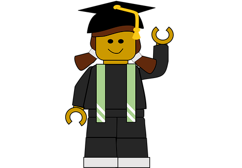 Lego Female Figurewith Tools PNG Image