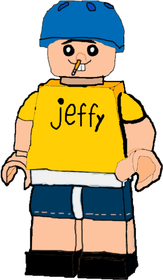 Lego Jeffy Character Illustration PNG Image