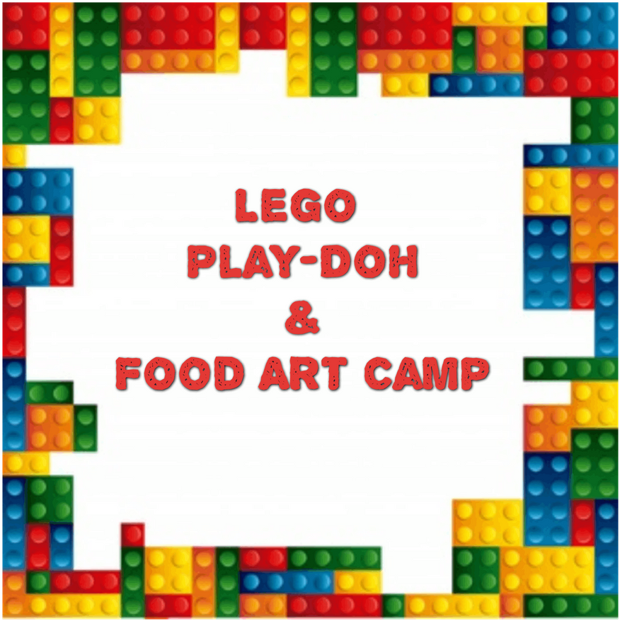 Lego Playdoh Food Art Camp Flyer PNG Image