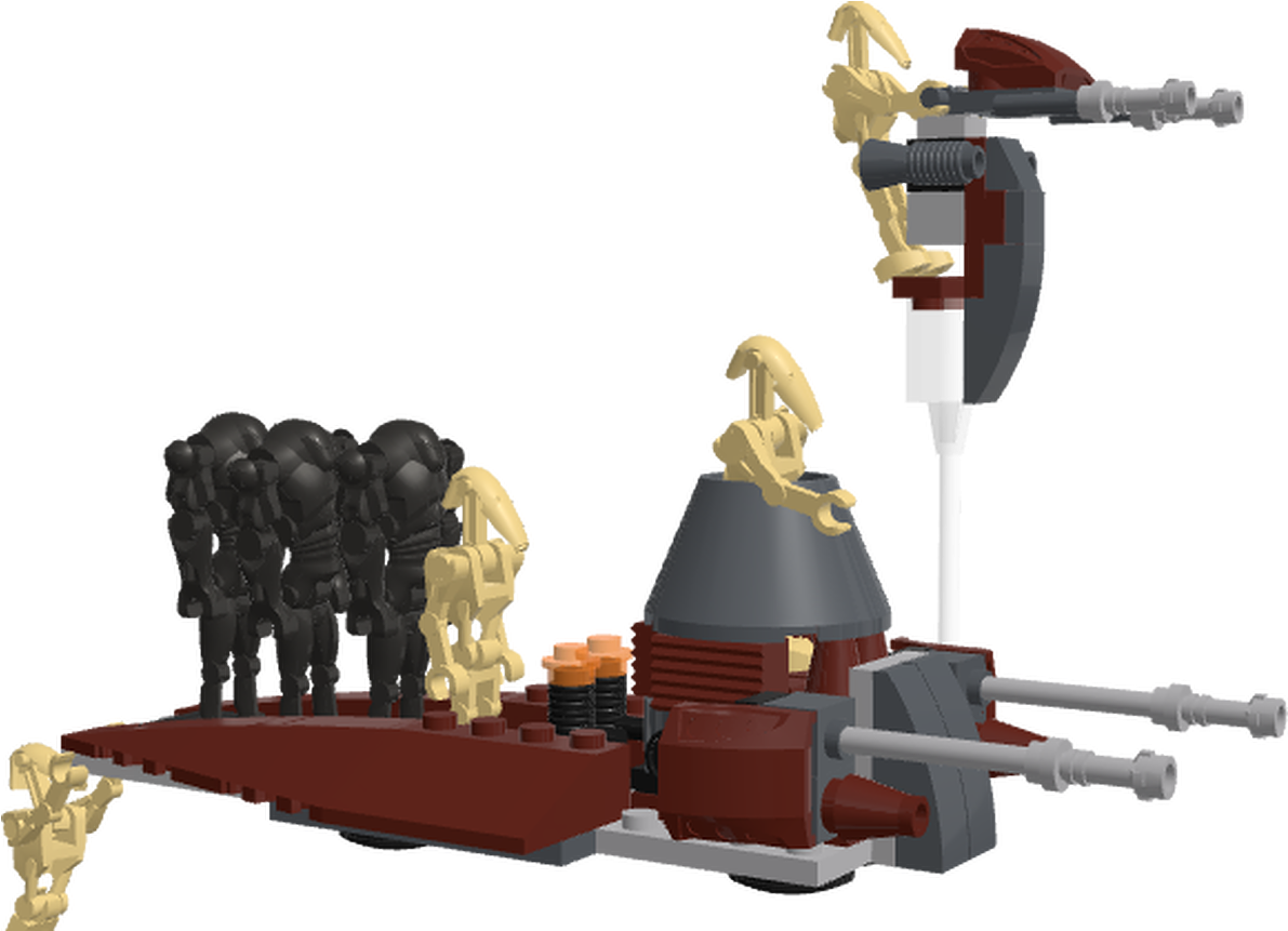 Lego Star Wars Droid Army Formation PNG Image