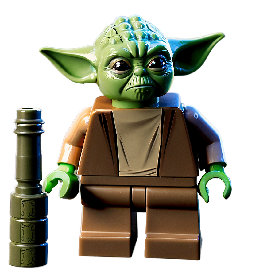 Lego Yoda Set Display Png Cmj87 PNG Image