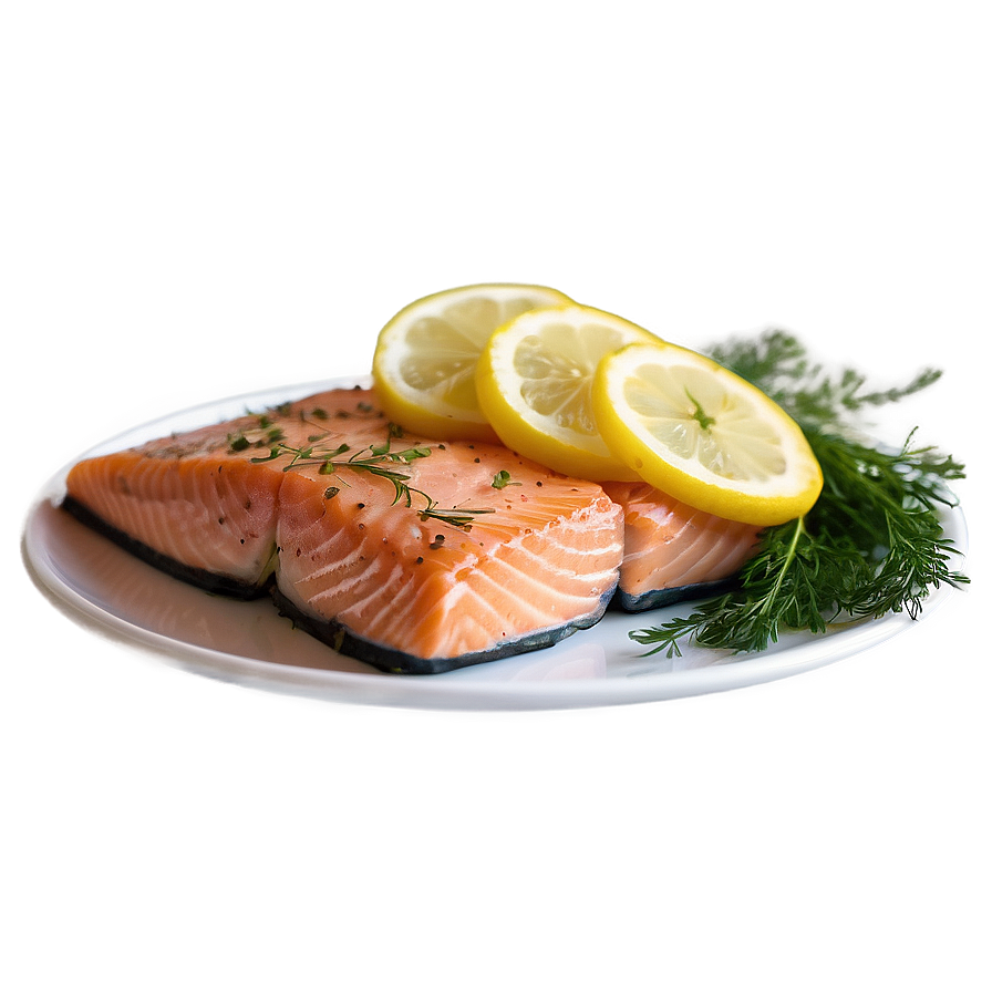 Lemon Dill Salmon Png 05242024 PNG Image