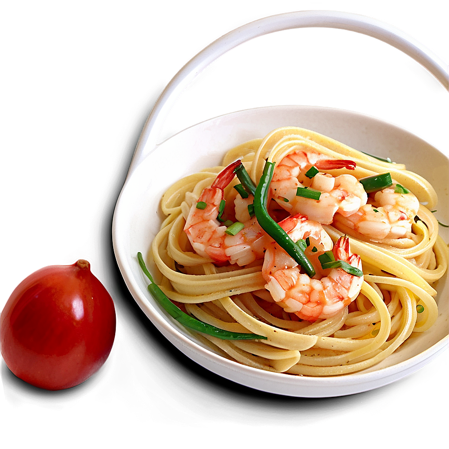 Lemon Garlic Shrimp Pasta Png Qyh PNG Image