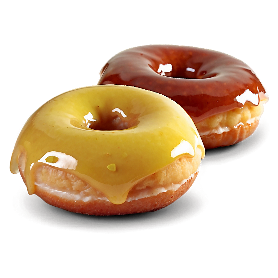 Lemon Glazed Donut Png 96 PNG Image