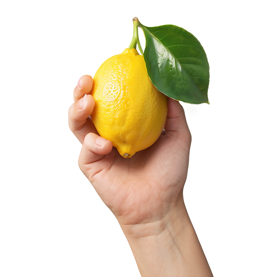 Lemon In Hand Png Gnh77 PNG Image