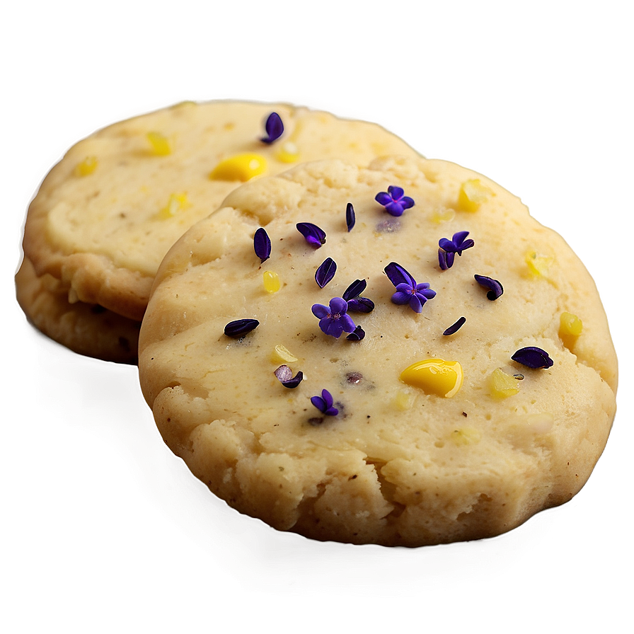 Lemon Lavender Cookies Png Wqs PNG Image