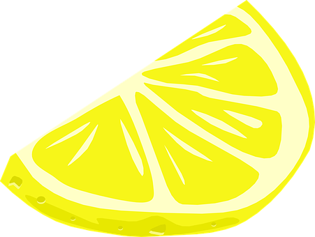 Lemon Slice Illustration PNG Image