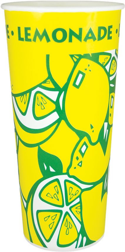 Lemonade Cup Design PNG Image