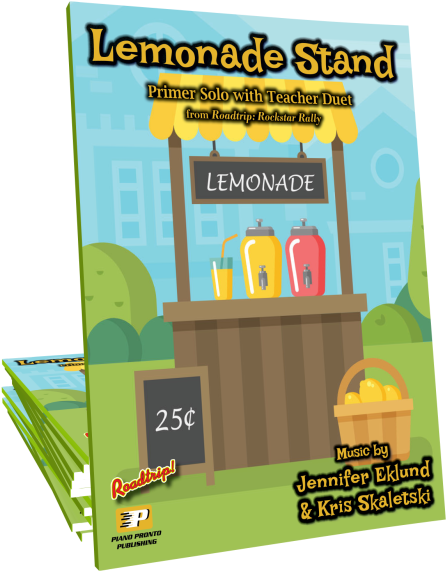 Lemonade Stand Sheet Music Cover PNG Image