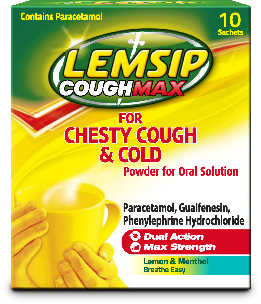 Lemsip Cough Max Cold Relief Sachets PNG Image