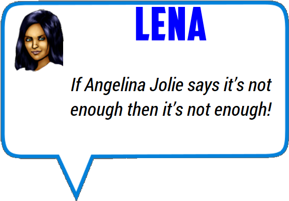 Lena Quote Graphic PNG Image