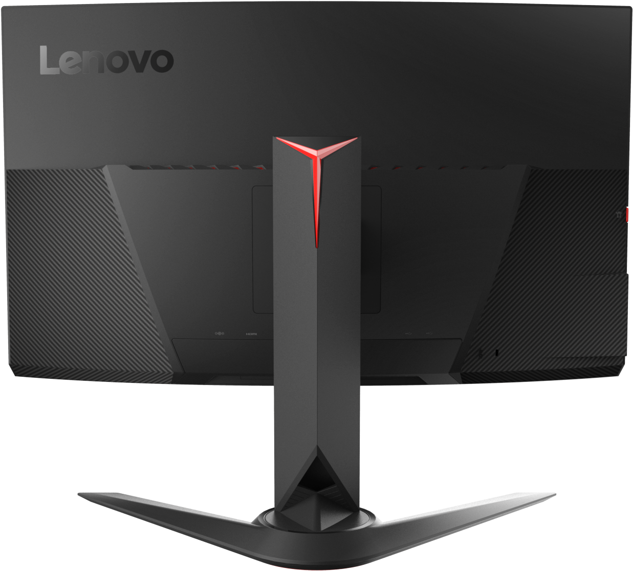 Lenovo Gaming Monitor Rear View PNG Image