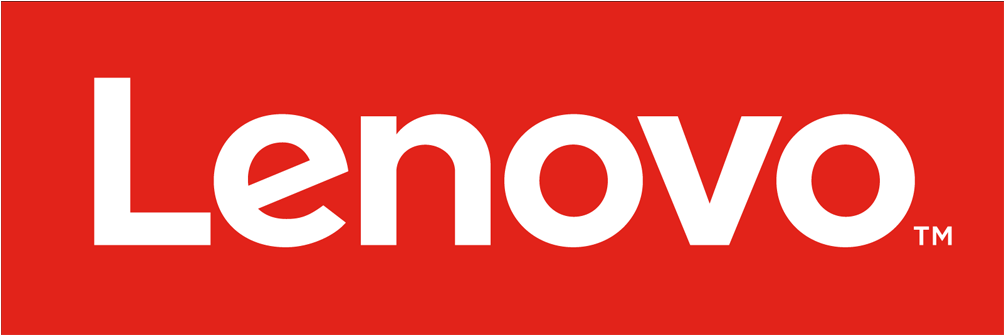 Lenovo Logo Red Background PNG Image