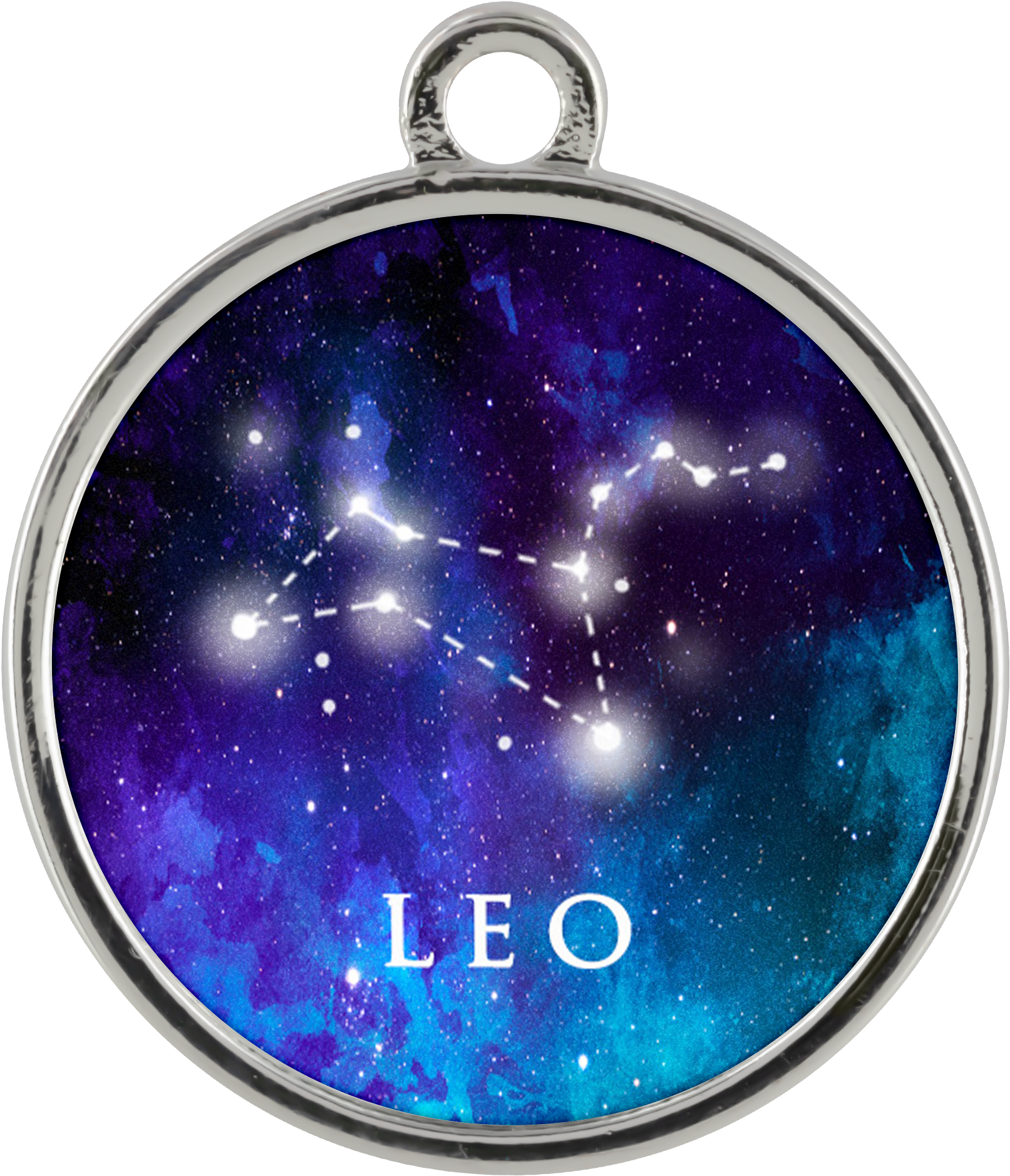 Leo Constellation Pendant PNG Image