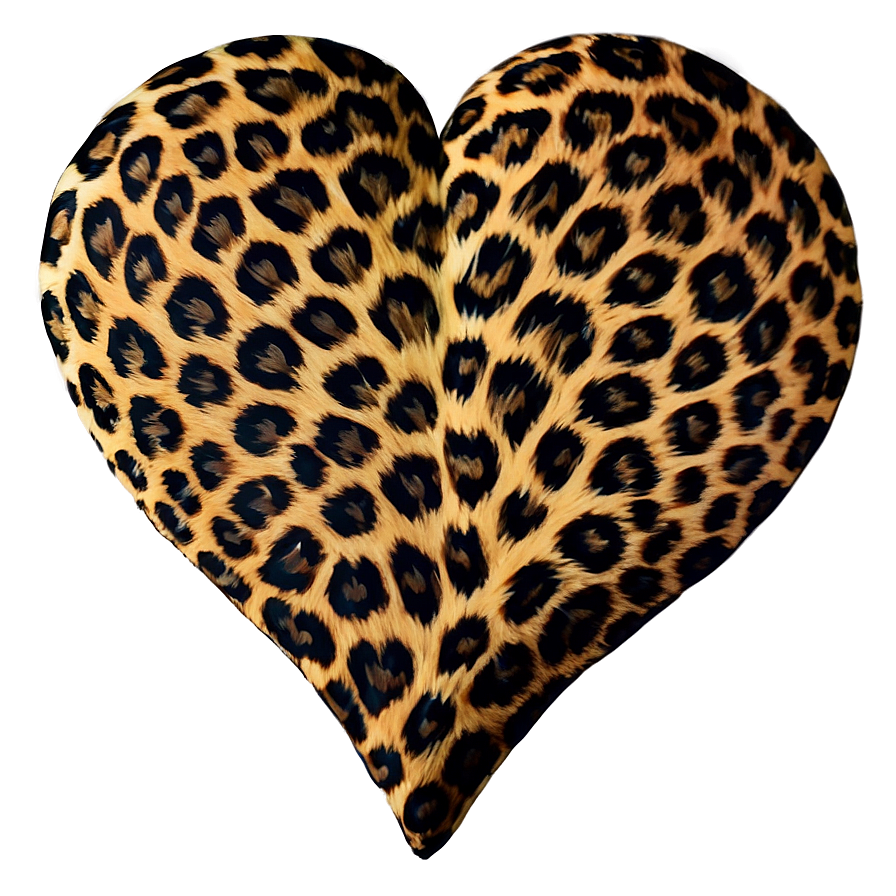 Leopard Heart D PNG Image