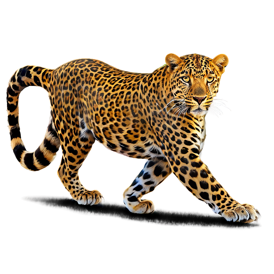 Leopard On Prowl Png 06112024 PNG Image