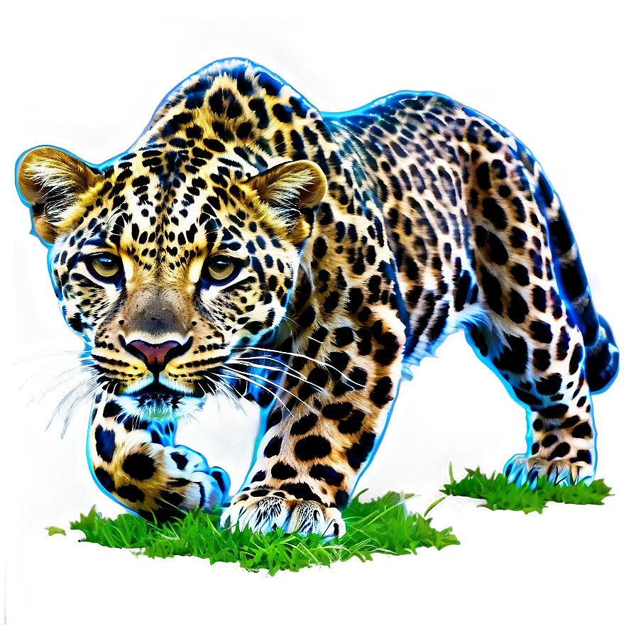 Leopard On Prowl Png Tbi64 PNG Image