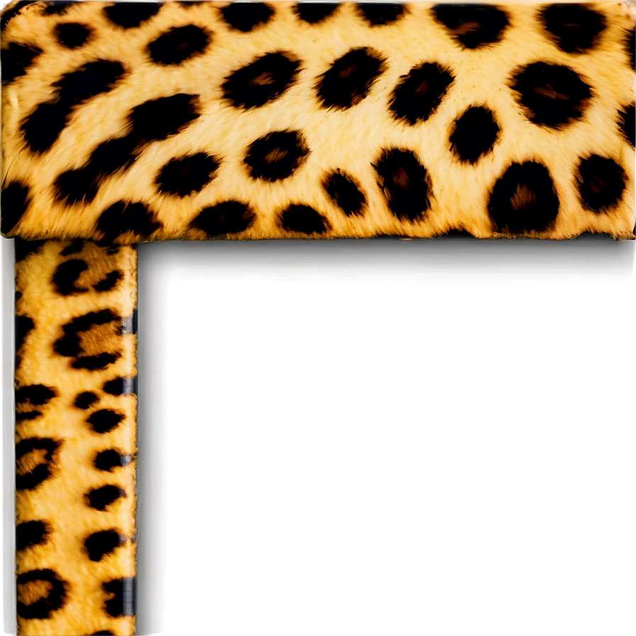 Leopard Print Frame Png 9 PNG Image