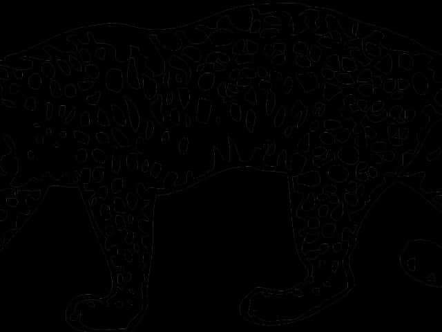 Leopard Silhouette Leopard Print Pattern PNG Image