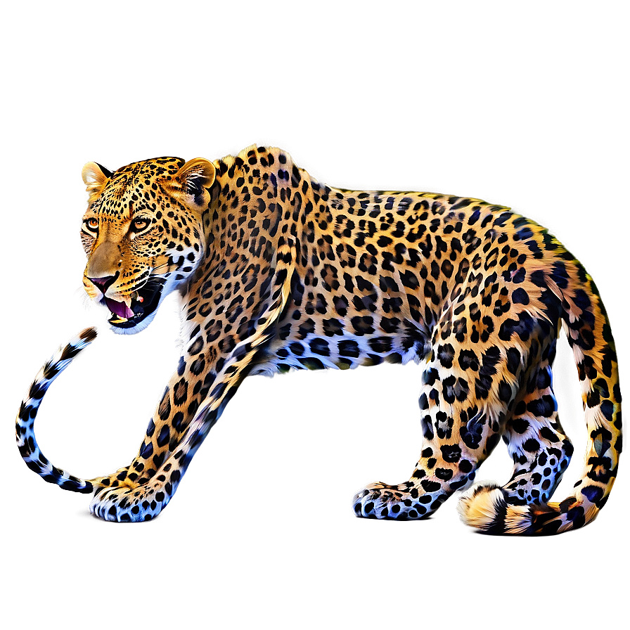 Leopard Tail Detail Png Kxg PNG Image