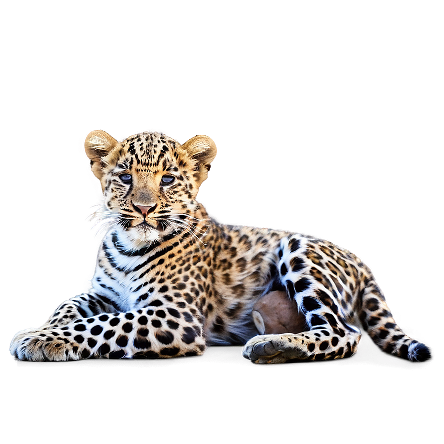 Leopard With Cub Png 06112024 PNG Image