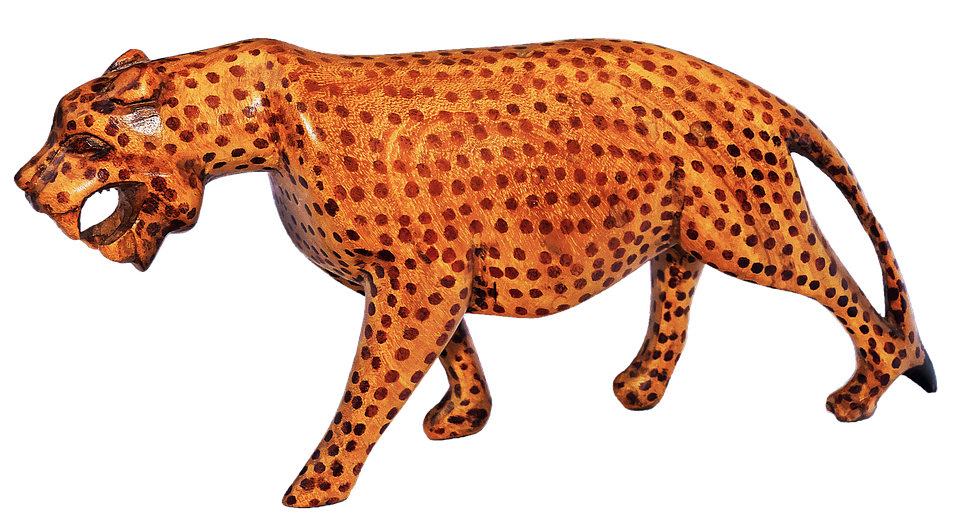 Leopardin Stride PNG Image