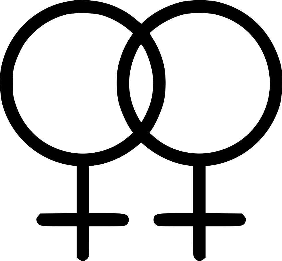 Lesbian Symbol Graphic PNG Image