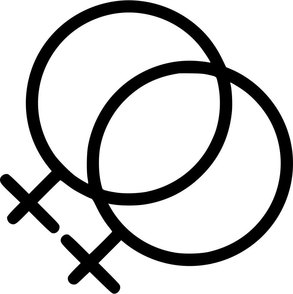 Lesbian Symbol Graphic PNG Image