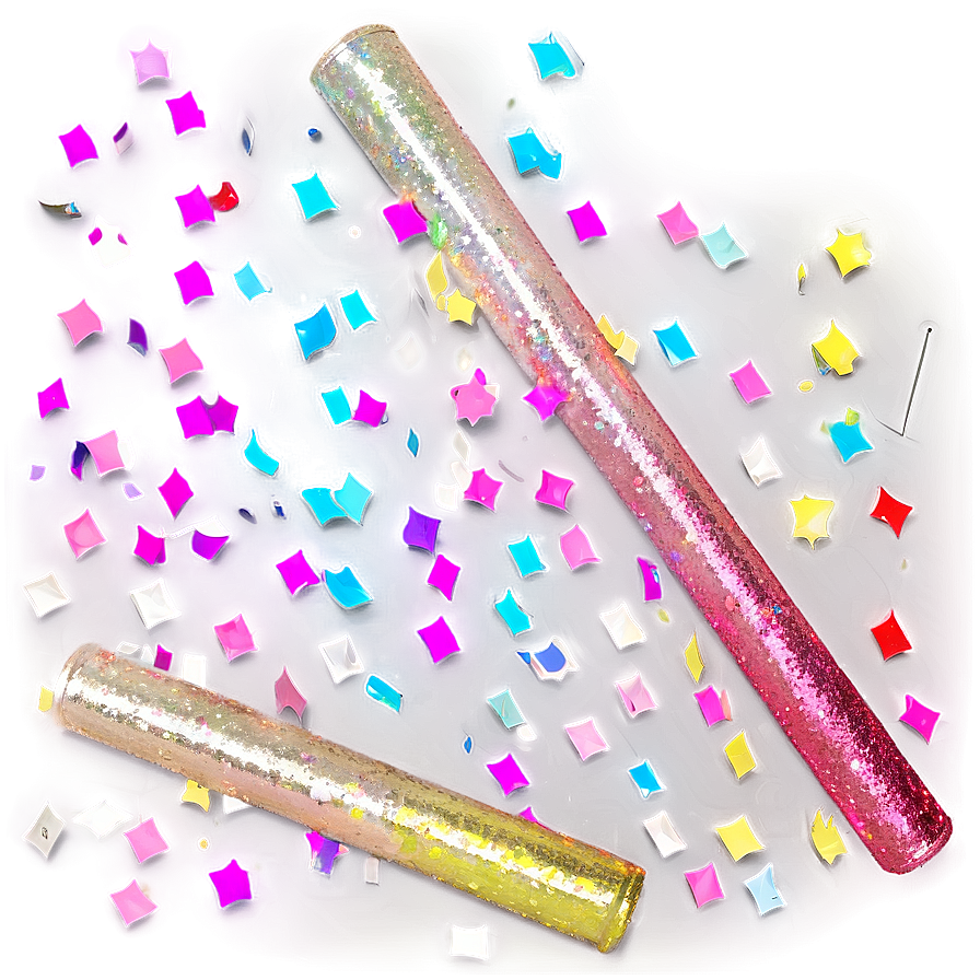 Lets Glow Crazy Glitter Confetti Png Bjo PNG Image