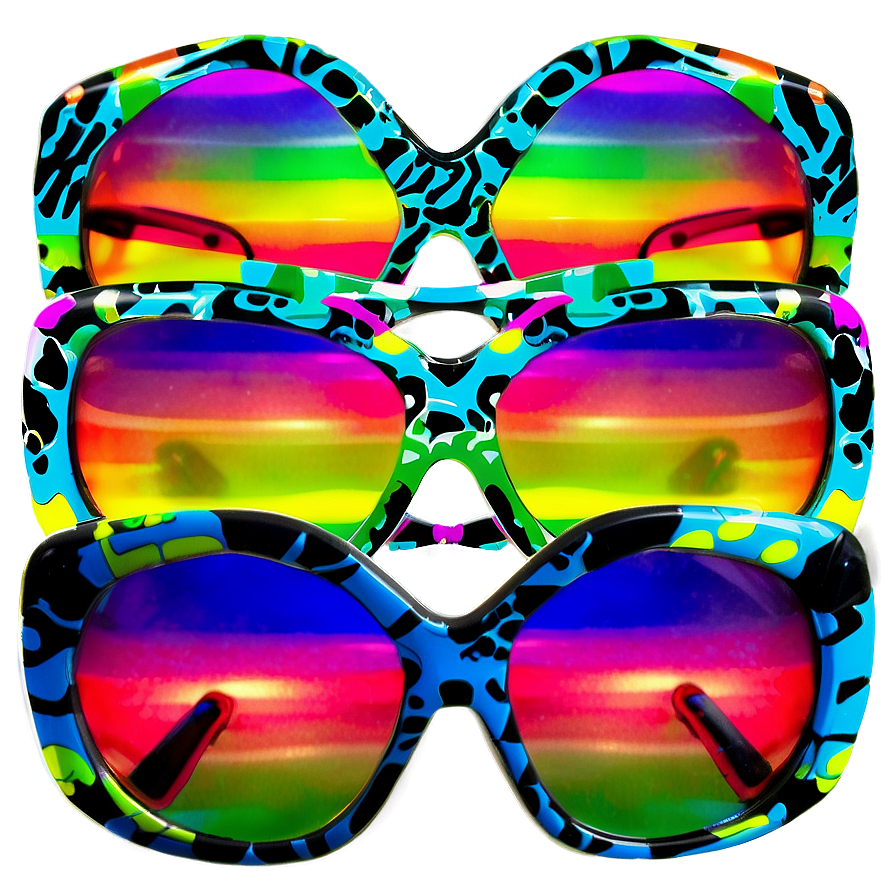 Lets Glow Crazy Party Glasses Png Pit PNG Image