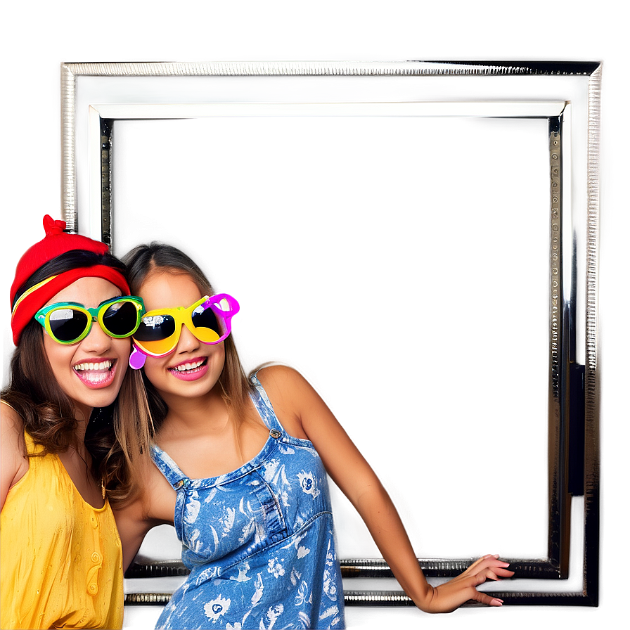 Lets Glow Crazy Photo Booth Frame Png Afb PNG Image