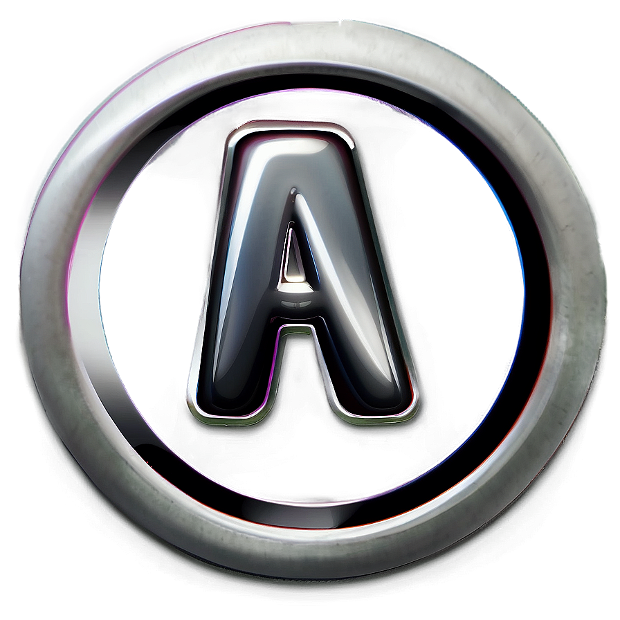 Letter A In Circle Png 06112024 PNG Image