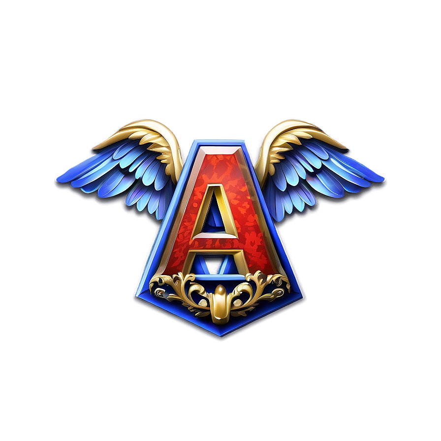 Letter A With Wings Png 12 PNG Image