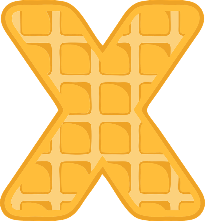 Letter X Pattern Design PNG Image