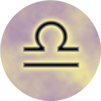 Libra Zodiac Symbol Icon PNG Image