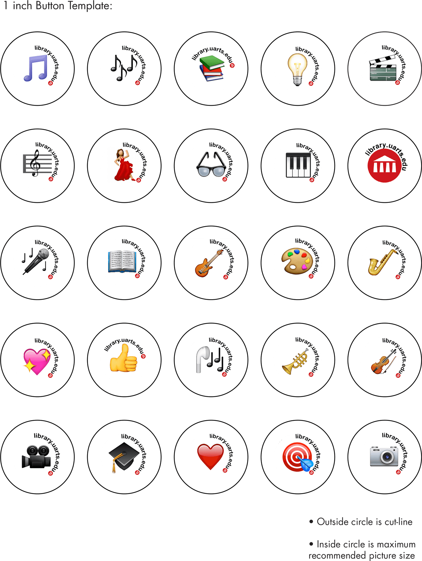 Library Button Design Templates PNG Image