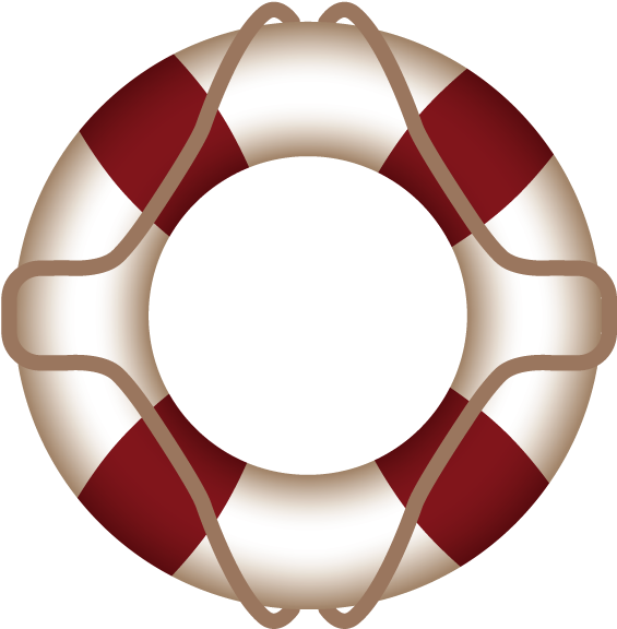 Lifebuoy Vector Illustration PNG Image