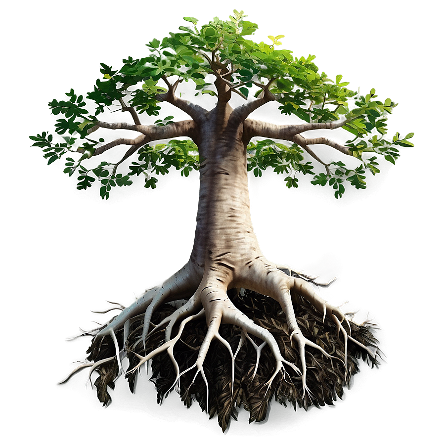 Lifelike Tree Roots Render Png 06262024 PNG Image