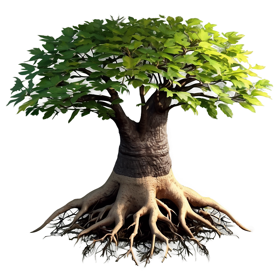 Lifelike Tree Roots Render Png 06262024 PNG Image