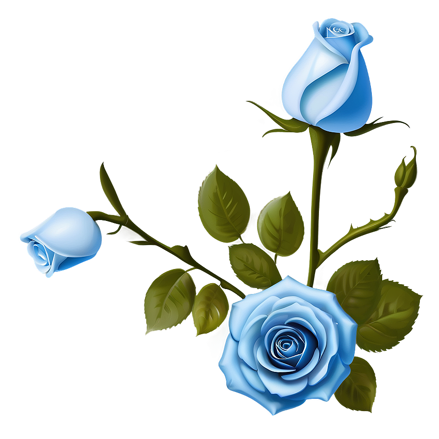 Light Blue Rose Png Txg PNG Image