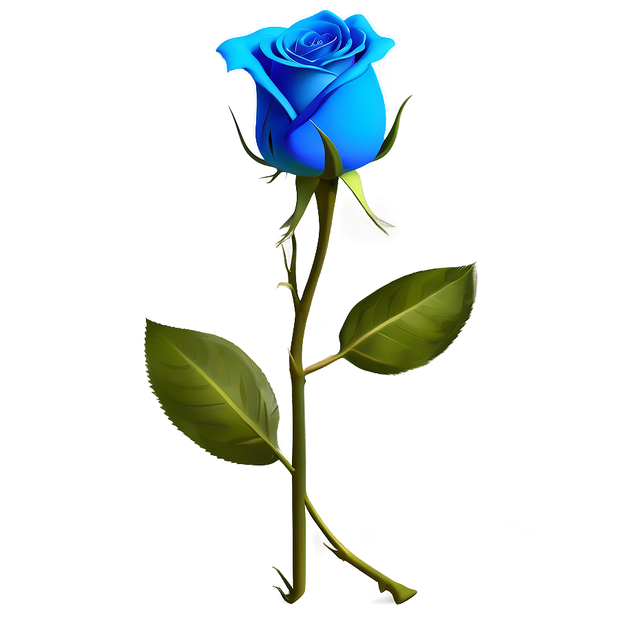 Light Blue Rose Png Yph10 PNG Image