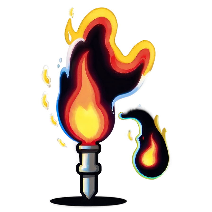 Light Fire Emoji Graphic Png Okd2 PNG Image